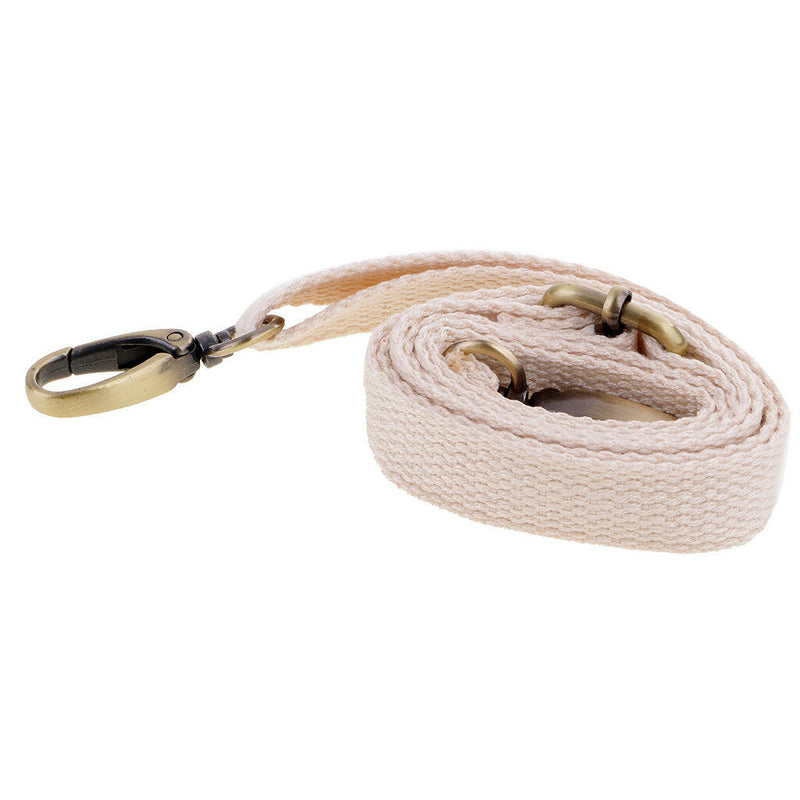 Adjustable Canvas Crossbody Bag Shoulder Bag Handbag Strap Replacement Beige