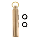 10pcs Portable Waterproof Brass Polished Pill Box Case Container Brass Capsule