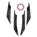 4x Universal Black Front Bumper Lip Splitter Spoiler Car Body Kits