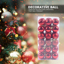 36pcs Christmas Decorative Balls Tree Pendant Festival Home Ornaments (A)