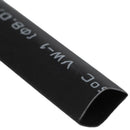 8mm Black Polyolefin Insulation Heat Shrink Tubing 3 Meters 9.8ft