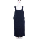 Soft Cotton Linen Apron with Double Front Large Size Pockets Solid Color Ha