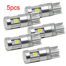 5x T10 12V 5W 3030 LED Width Wedge Side Light Lamp Bulb  White Super Bright YVS