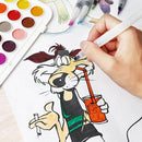 Water Coloring Brush Pens,Set of 6 Watercolor Painting Brushes for Water So F8Y2