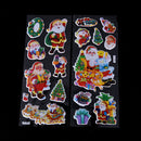 5 pcs Christmas Stickers for Kids Xmas Craft Gift Card-Making Home Decoration JR