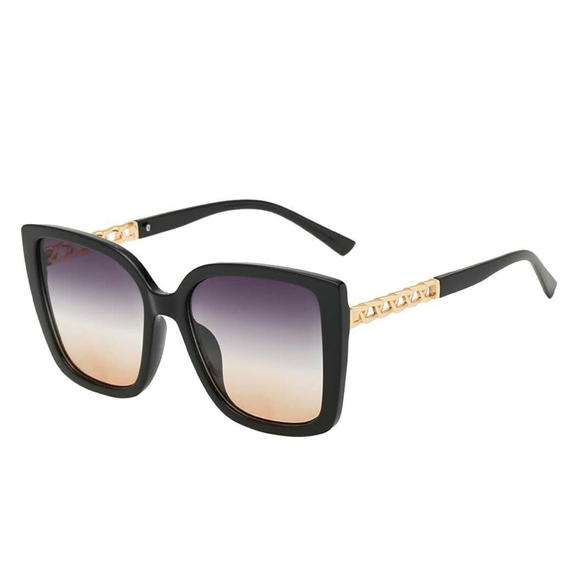 2x Square Fashion Cat Eye Sunglasses Oversized Summer Designer Sun Glasses