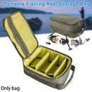 230g Outdoor Fishing Reel Storage Bag Fly Tackle Gear Bag Storage Lure Port