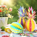 Set of 3pcs Creative Paper Pineapple Honeycomb Ball Table Centerpiece Decor