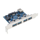 PCI-E to 4 Ports USB 3.0 Expansion Card, Interface USB 3.0 4-Port Express Card