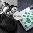 5 Piece Travel Goods Transparent Plant Waterproof Travel Storage Bag Portab