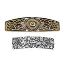 2pack Classic Barrette Celtic Large Hair Clip Clamp Clasp Hair Accessories