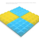 25X25X5Cm Soundproof Sponge,Acoustic Foam Panel Stop Absorption Studio Ktv  I6G4