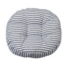 45cm Tatami Cushion Handmade Pillow Floor Chair Seat, Cotton, Blue Strips