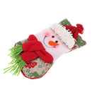 Small Christmas Pendant Knitted Socks Candy Bags Festival Decor Gift Bag(2)
