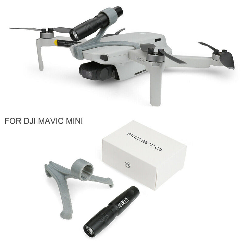 LED Light Night Flight Searchlight Adjustable Flashlight Bracket for Mavic Mini