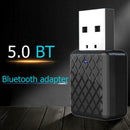 Wireless Bluetooth 5.0 Transmitter Receiver Dongle Stereo Audio Music Adapter