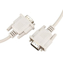 1.4M RS232 DB9 9 Pin Male to VGA Video 15 Pin Male Adapter Cable Light Gray