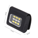 Magnetic COB LED Hat Clip Light USB Charging Lighting Headlamp with Mangnet