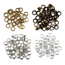 100x Mixed Grommets Eyelets Buckle Rivet With Washers Scrapbooking DIY Craft