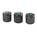 3 Pcs Guitar Bass Metal Dome Control Knob for String Instrument Accessory