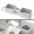 Sink Faucet Cloth Drain Rack Holder Shelf Storage Set Tool High Quality