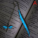 1X Luminous Night Dragonfly Bookmark Label Read Maker Book Mark Stationer Gw Gw