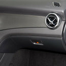 Carbon Fiber Assistant Driver Storage Box Trim Car Stickers For Mercedes A