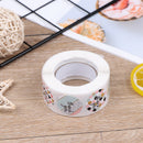 500pcs/roll Pink plaid Stickers for seal label Sealing decoration Sticke@