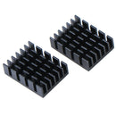 5pcs 19*14*6mm Black Slot Aluminium Heatsink High-quality Radiator BX