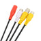 4Pin Aviation Head to RCA+BNC+DC Extension Cable Adapter for CCTV Camera