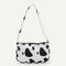Cow Milk Printed Women Handbag Tote Female Casual Underarm Shoulder Bag (1)