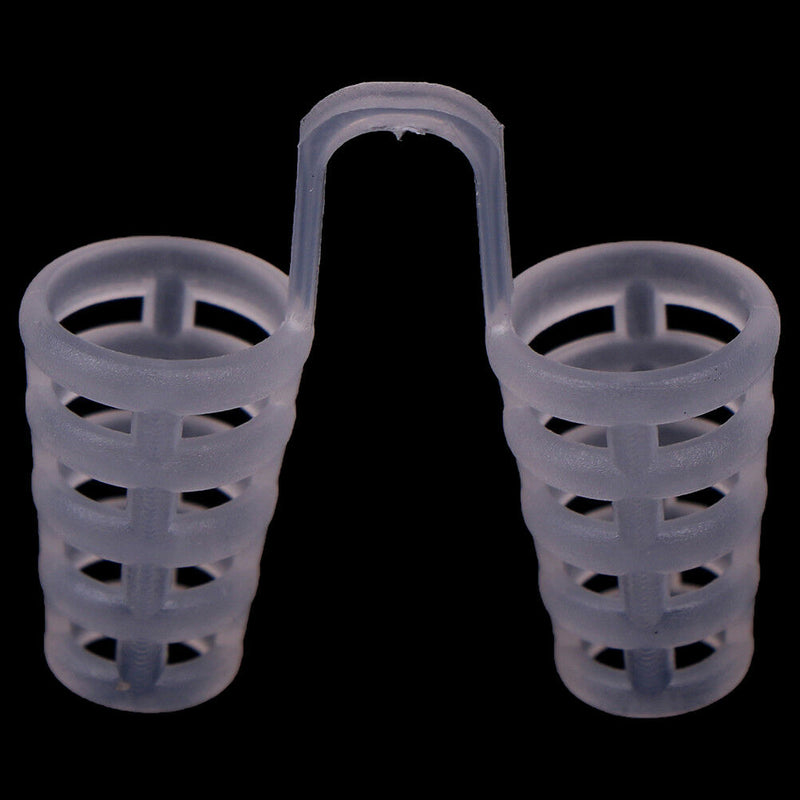 4x Mini anti snoring nose clips snore stopper snore relief nasal easy breathe &h