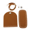 2Sets PU Leather Handbag Parts Knitting Bag Sewing Handbag Accessories