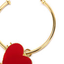 Fashion Women Love Heart Circle Pendant Stud Earrings Statement Jewelry Gi JR