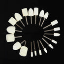 25Pcs Wool Felt Polishing Buffing Pad Grinding Head Set Rotary Tool BJD ZDW