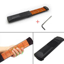 4 Fret Pocket Guitar Portable Practice Trainer Tool Wooden 6 String Chord Gadget