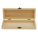 Blank Mini Wooden Box Jewelry Box Pencil Case for Painting Craft Decorate