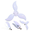 Fan Three-Blade LED Lamp 45W E27 Foldable Energy Saving Home Ceiling Light