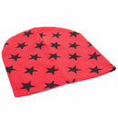 Kids Boys Girls Stars Patterns Soft Cute Knit Hat Beanies Cap red