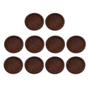 20x Mixed Color 30mm Wooden Cameo Cabochon Setting Base Tray DIY Necklace