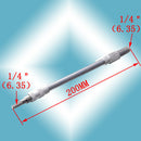 Flexible 1/4" Extension Screwdriver Drill Bit Shaft Bit Holder Connecting Link