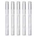 5 Pack 3 Ml Transparent Twist Pens Empty Nail Oil Pen With Brush Tip Cosmet