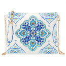 DIY Special Shaped Diamond Painting Leather Crossbody Bag Chain Makeup Bags