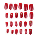 24Pcs/set DIY false nail art tips acrylic full size cover nail finger manicuM&