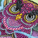 5D Diamond Owl Painting Clutch Bag Leather Wallet Handbag DIY For Women Zipper
