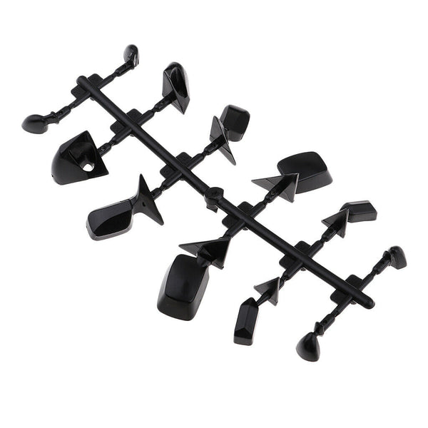 Plastic Wing Mirror Retrofit Kits for 1/10 On Road Racing Drift Car Ornament -