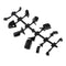 Plastic Wing Mirror Retrofit Kits for 1/10 On Road Racing Drift Car Ornament -