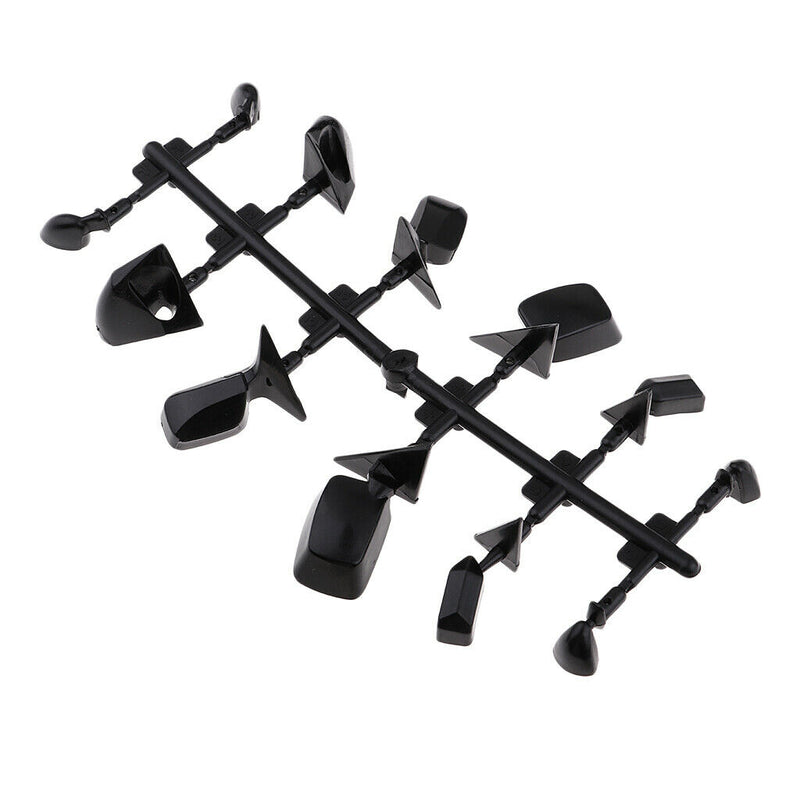 Plastic Wing Mirror Retrofit Kits for 1/10 On Road Racing Drift Car Ornament -