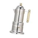 Espresso Maker Stovetop Moka Coffee Pot Stainless Steel Latte Percolator, Home