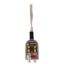 Vehicles Auto Car High to Low Impedance Converter Adapter Speaker to RCA Li Z5W7